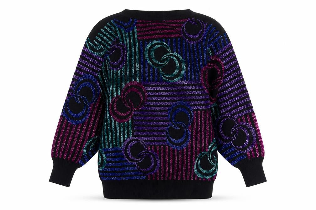 Womens UK Size 12 Mondi Multicoloured Pullover Jumper