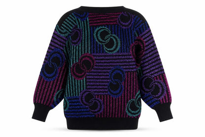 Womens UK Size 12 Mondi Multicoloured Pullover Jumper