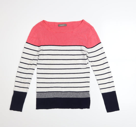 Womens UK Size M Oasis Multicoloured Pullover Jumper