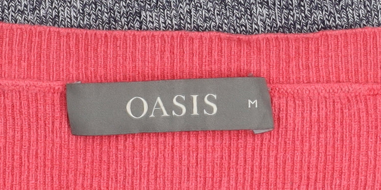 Womens UK Size M Oasis Multicoloured Pullover Jumper