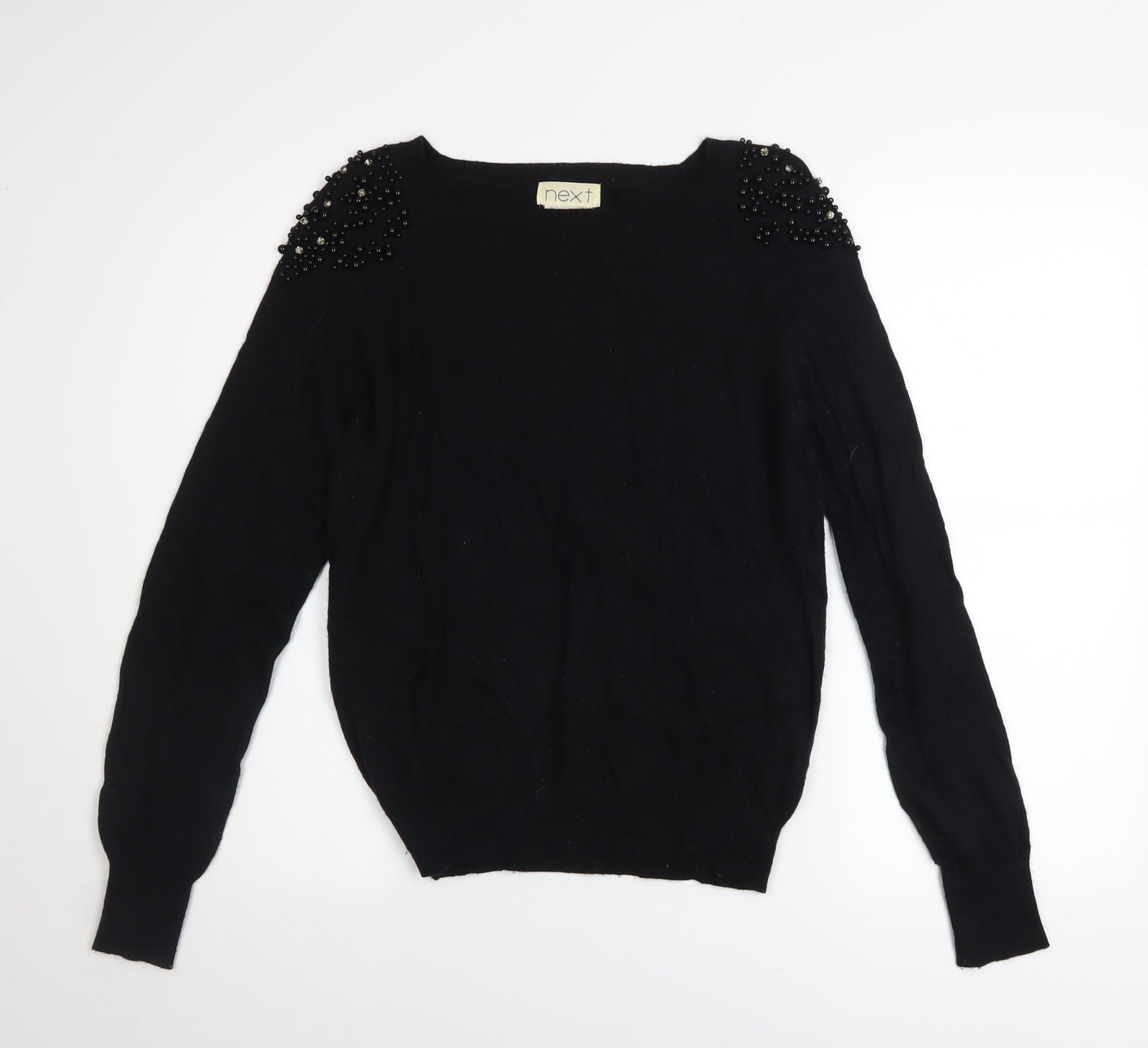 Womens UK Size 12 NEXT Black Pullover Jumper