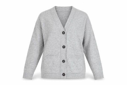 Womens UK Size XS Dunnes Stores Grey Cardigan Jumper