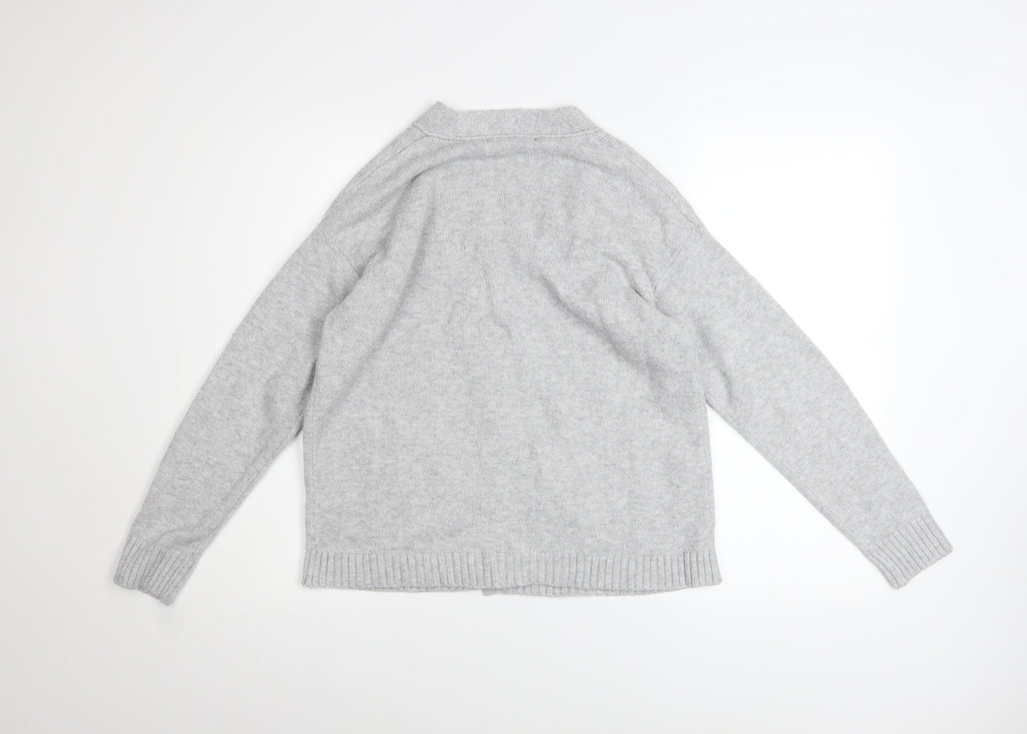 Womens UK Size XS Dunnes Stores Grey Cardigan Jumper