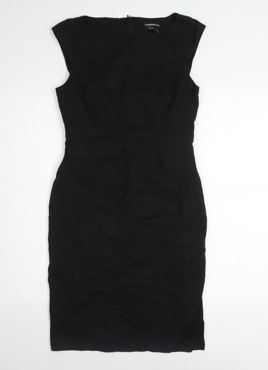 Womens UK Size 10 Warehouse Sheath Dress