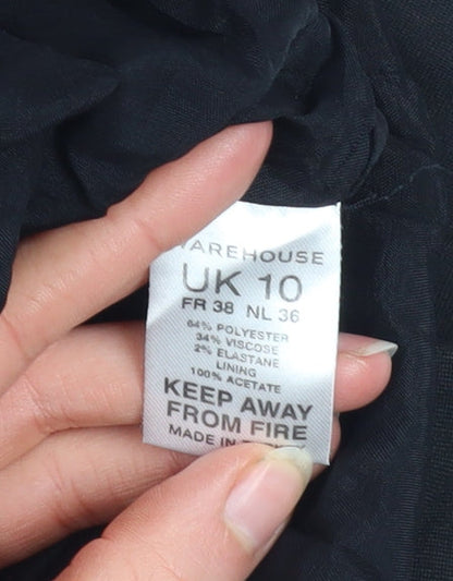 Womens UK Size 10 Warehouse Sheath Dress