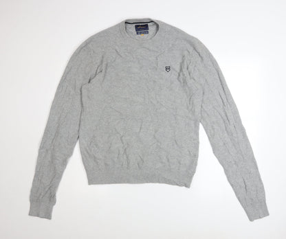Mens UK Size L XV Kings Grey Pullover Jumper