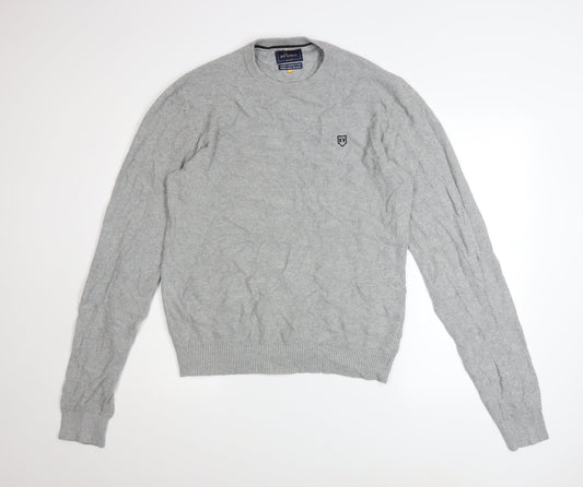 Mens UK Size L XV Kings Grey Pullover Jumper
