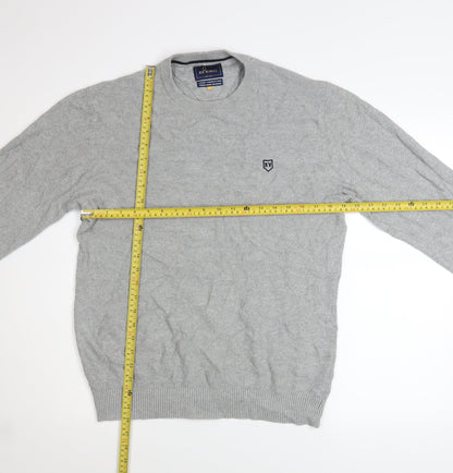 Mens UK Size L XV Kings Grey Pullover Jumper