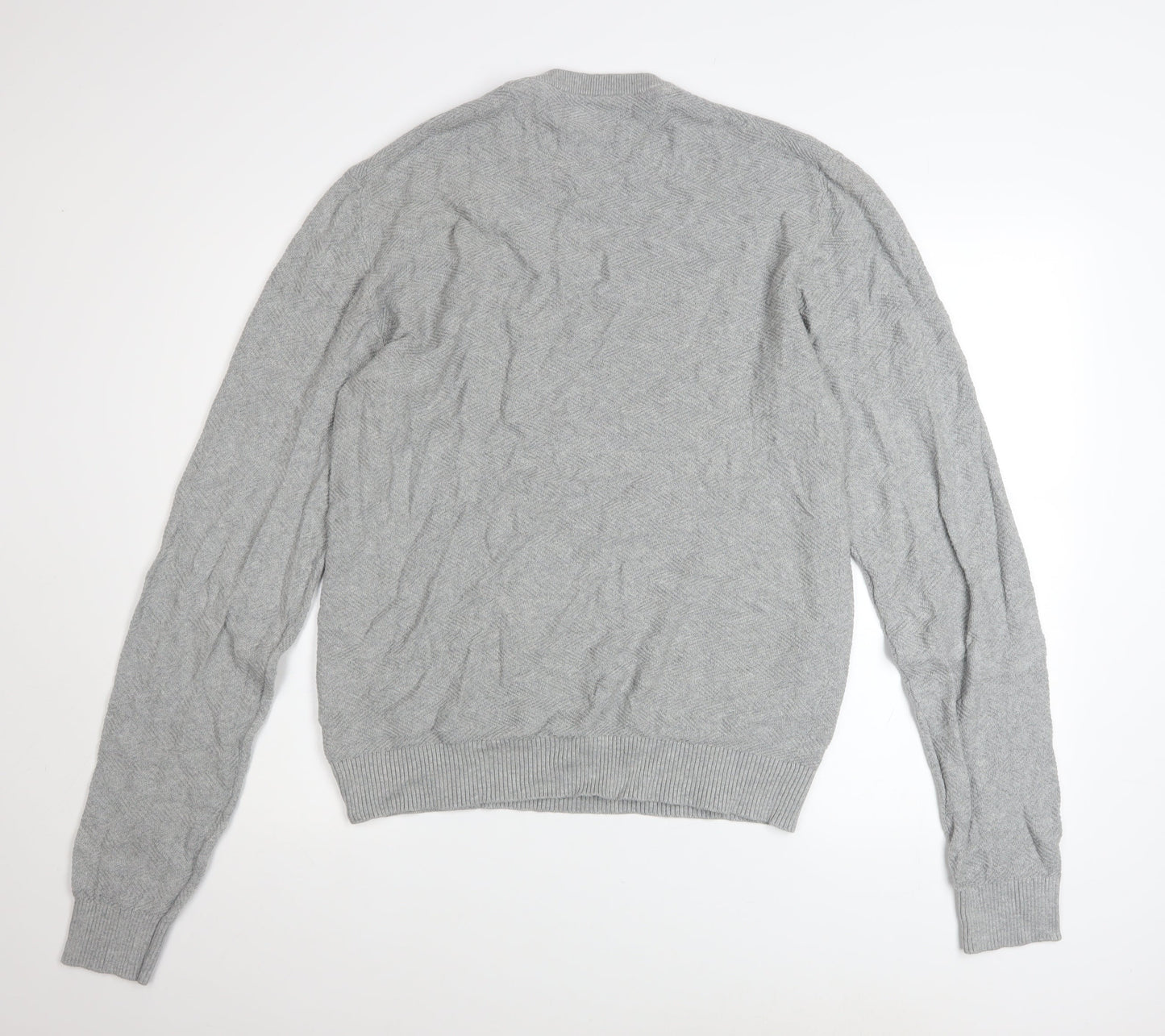 Mens UK Size L XV Kings Grey Pullover Jumper