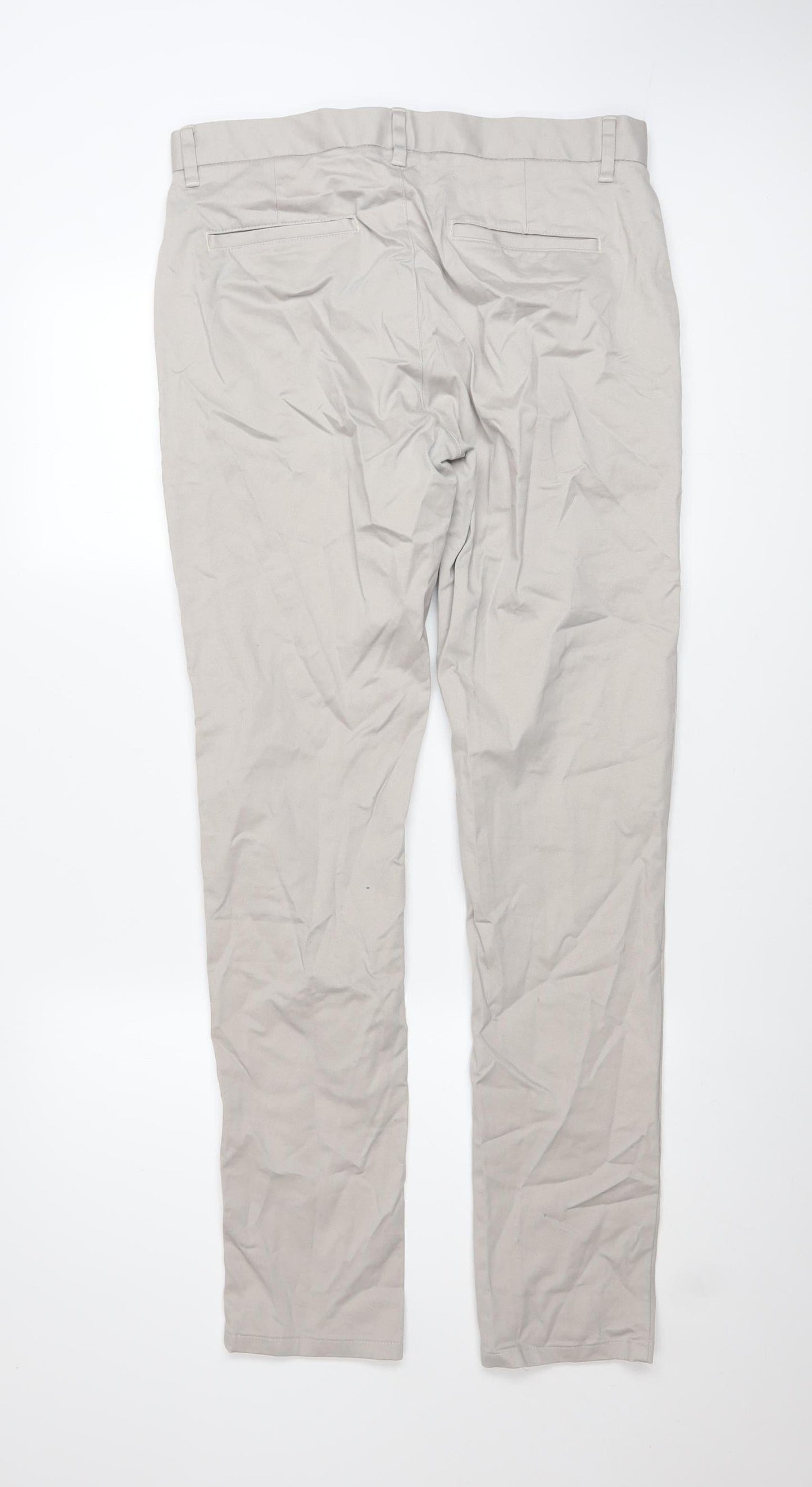 Mens UK Size M NEXT Slim Fit Chino Beige Trousers
