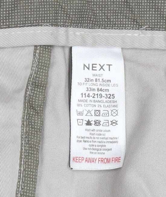 Mens UK Size M NEXT Slim Fit Chino Beige Trousers