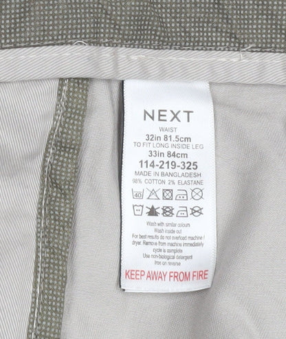 Mens UK Size M NEXT Slim Fit Chino Beige Trousers