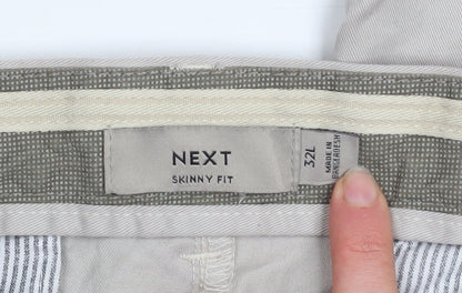 Mens UK Size M NEXT Slim Fit Chino Beige Trousers