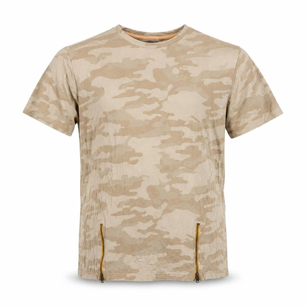 Mens UK Size L Brave Soul Beige  T-Shirt