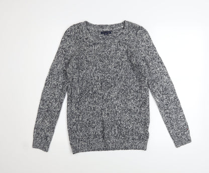 Womens UK Size XS Tommy Hilfiger Grey Pullover Jumper