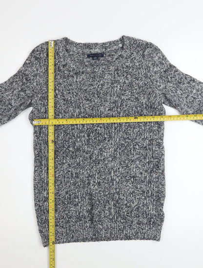 Womens UK Size XS Tommy Hilfiger Grey Pullover Jumper