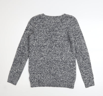 Womens UK Size XS Tommy Hilfiger Grey Pullover Jumper
