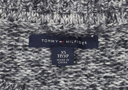 Womens UK Size XS Tommy Hilfiger Grey Pullover Jumper