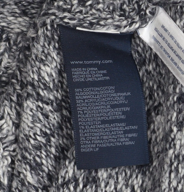 Womens UK Size XS Tommy Hilfiger Grey Pullover Jumper