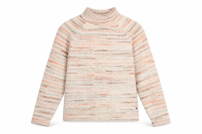 FatFace Women's Beige Chunky Knit High Neck Jumper Size 10