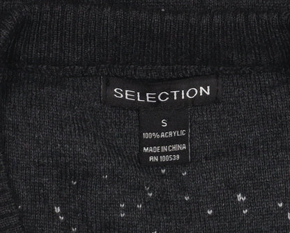 Mens UK Size S SELECTION Grey Pullover Sweatshirt