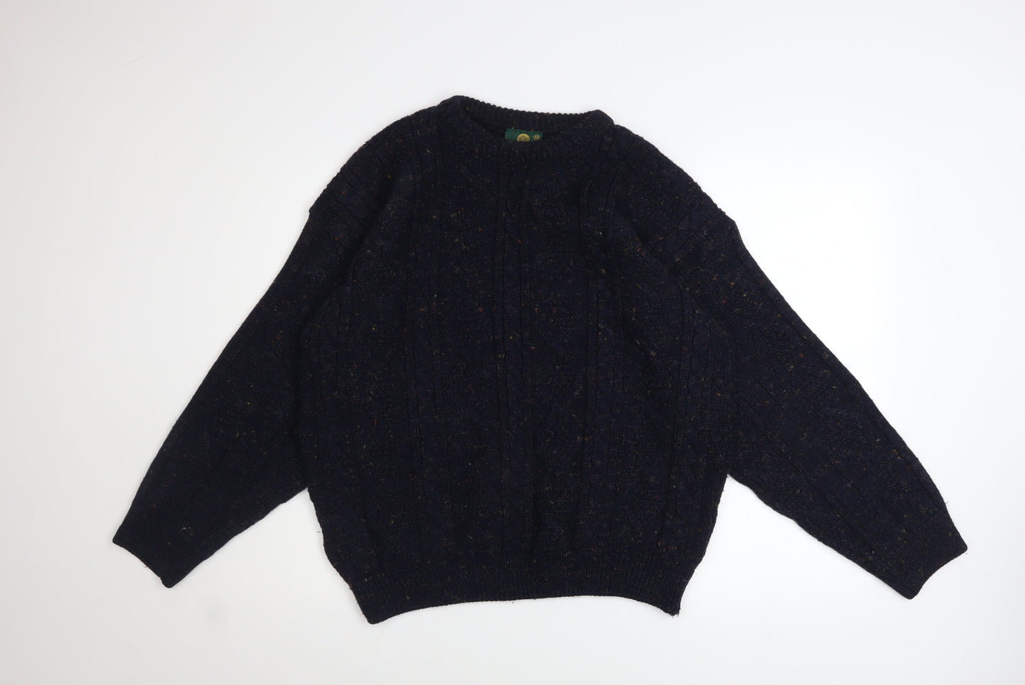Mens UK Size M Greenwoods Blue Pullover Jumper