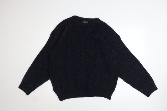 Mens UK Size M Greenwoods Blue Pullover Jumper