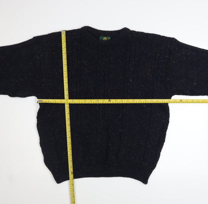 Mens UK Size M Greenwoods Blue Pullover Jumper