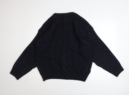 Mens UK Size M Greenwoods Blue Pullover Jumper