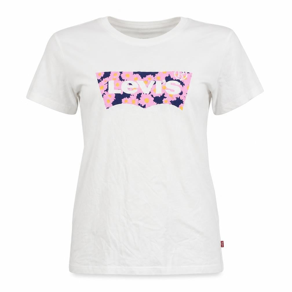 Womens UK Size S Levi's White Basic T-Shirt