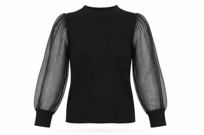 Womens UK Size S Flawless Rose Black Tunic Blouse