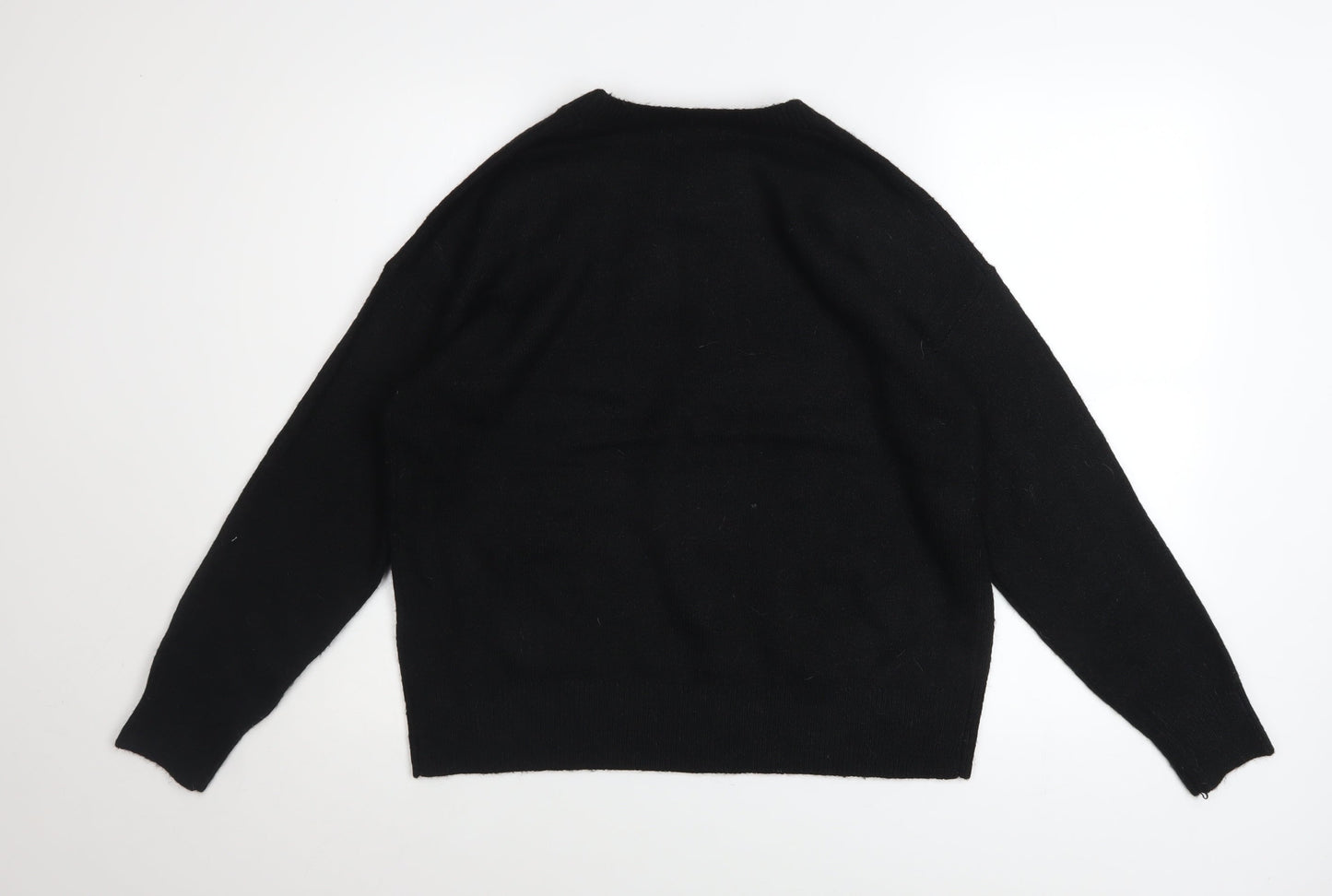 Womens UK Size M New Look Black Pullover Jumper