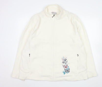 Womens UK Size 24-26 atlasforwomen White Basic Jacket