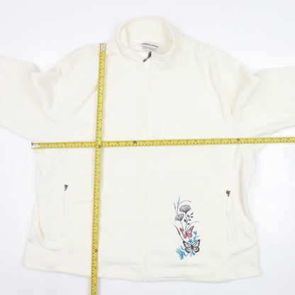 Womens UK Size 24-26 atlasforwomen White Basic Jacket
