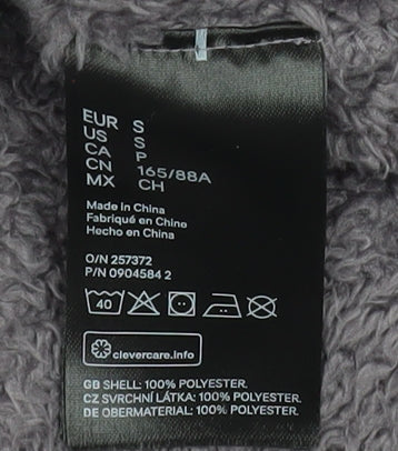 Womens UK Size S H&M Grey Pullover Sweatshirt