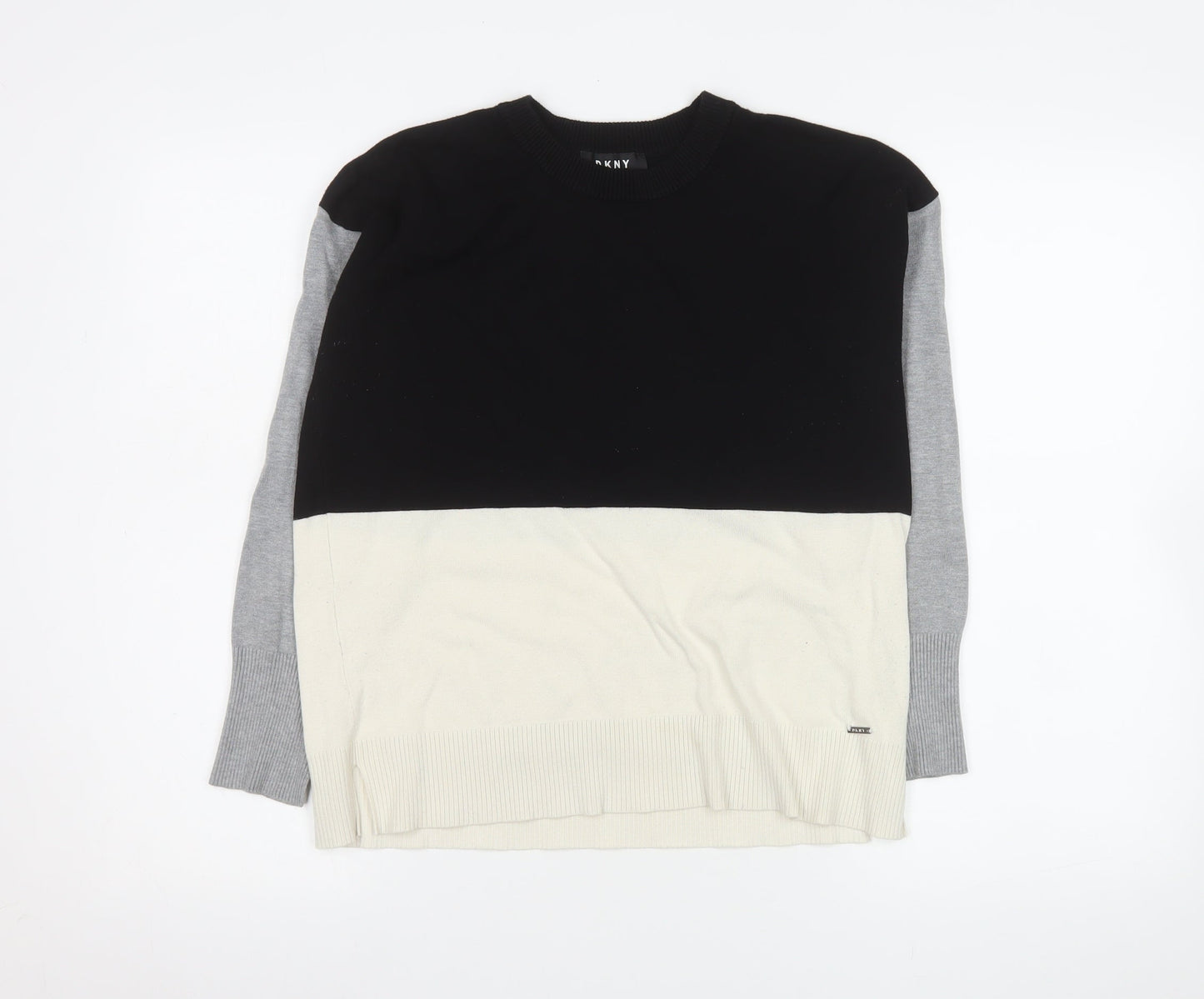 Mens UK Size S DKNY Black Pullover Jumper
