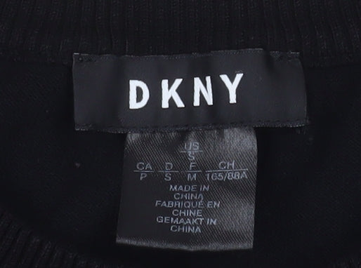 Mens UK Size S DKNY Black Pullover Jumper