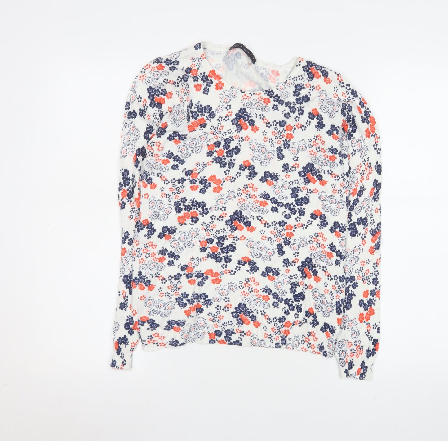 Womens UK Size 8 Marks and Spencer Multicoloured Basic Blouse