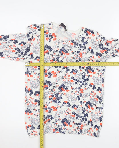 Womens UK Size 8 Marks and Spencer Multicoloured Basic Blouse