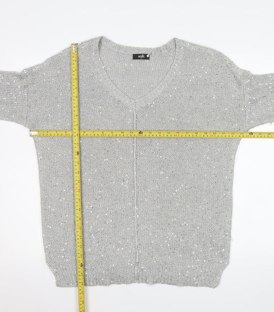Womens UK Size M Wallis Grey Pullover Jumper