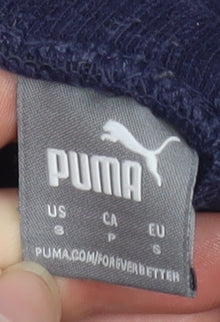 Mens UK Size S PUMA Regular Fit Jogger Blue Trousers