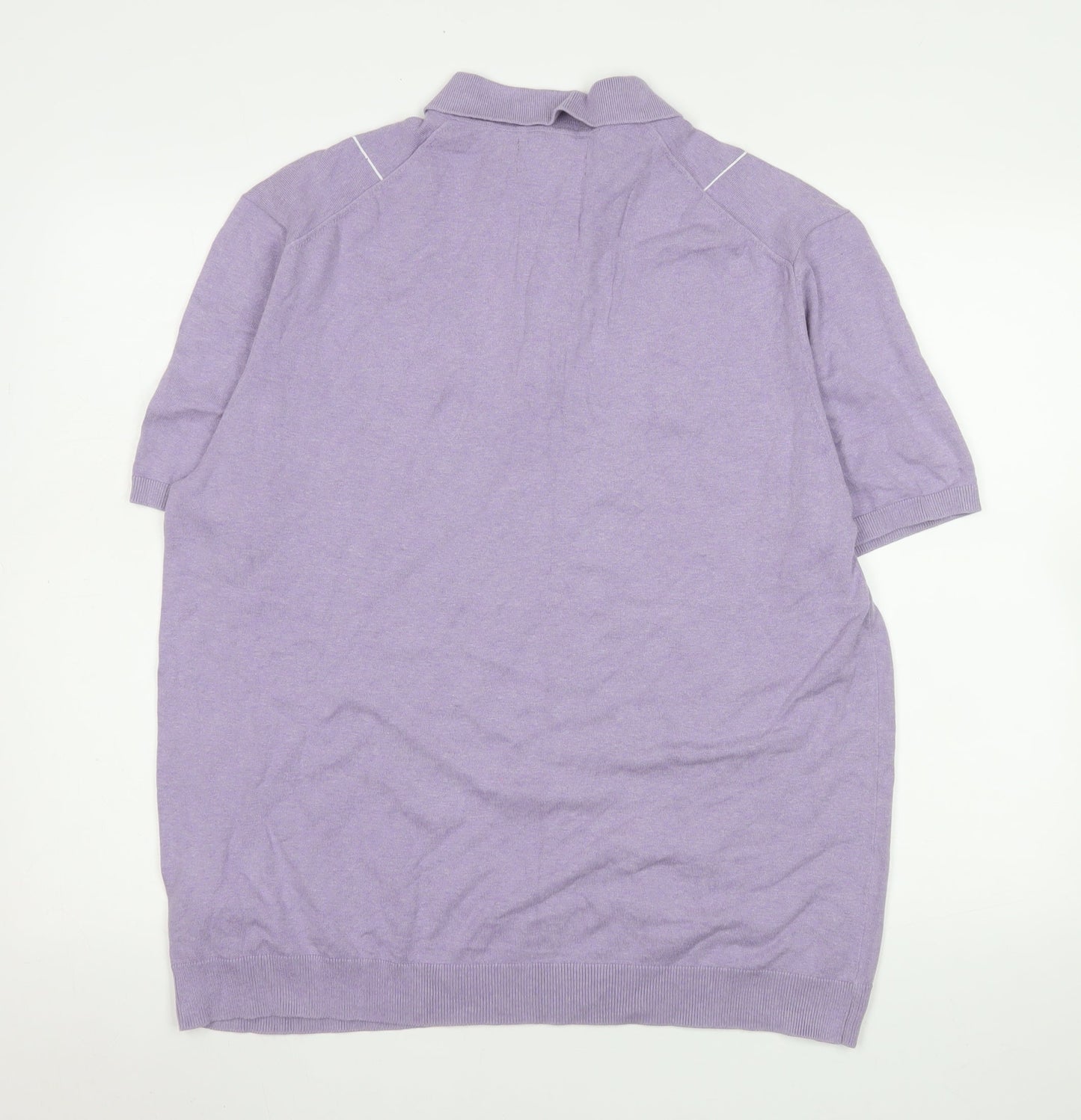 Mens UK Size XL Marks and Spencer Cotton Blend Polo Shirt