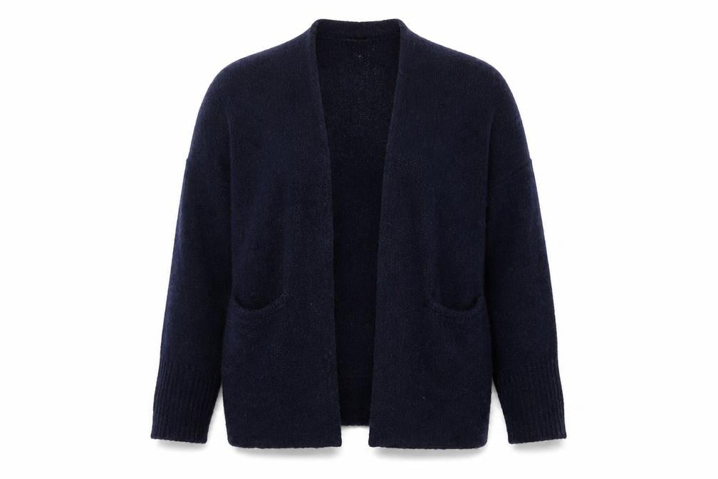 Womens UK Size M Lindex Blue Cardigan Jumper