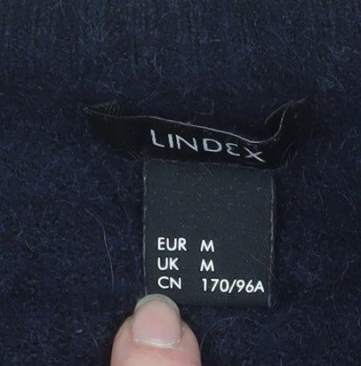 Womens UK Size M Lindex Blue Cardigan Jumper