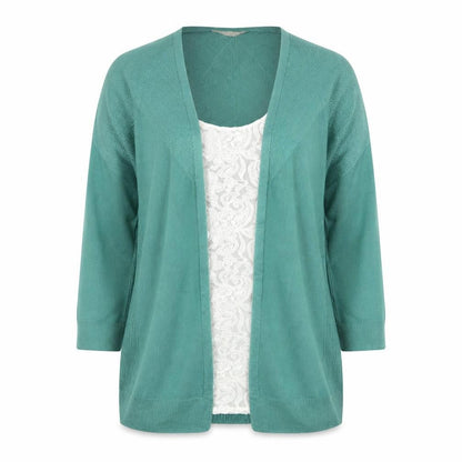 Womens UK Size 10 Marks and Spencer Green Tunic Blouse