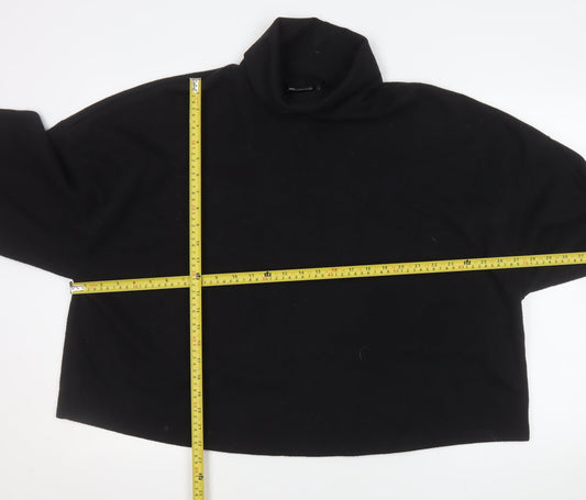 Womens UK Size XL ASOS Design Black Pullover Sweatshirt