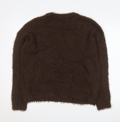 Marks & Spencer Women’s Brown Knit Pullover Jumper Size L