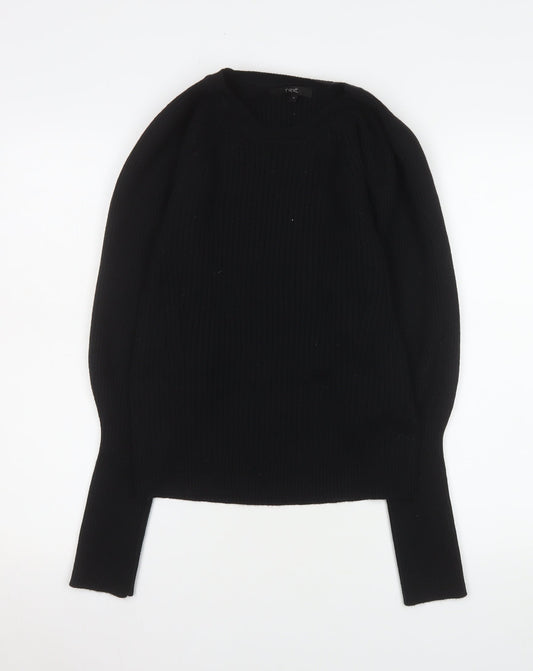 Womens UK Size 14 NEXT Black Pullover Jumper