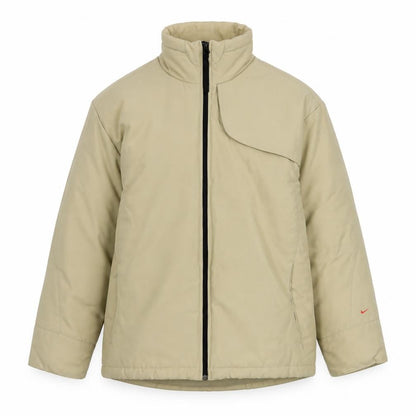 Mens UK Size L Nike Beige Puffer Jacket