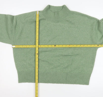 Womens UK Size M In the Style Green Pullover Jumper